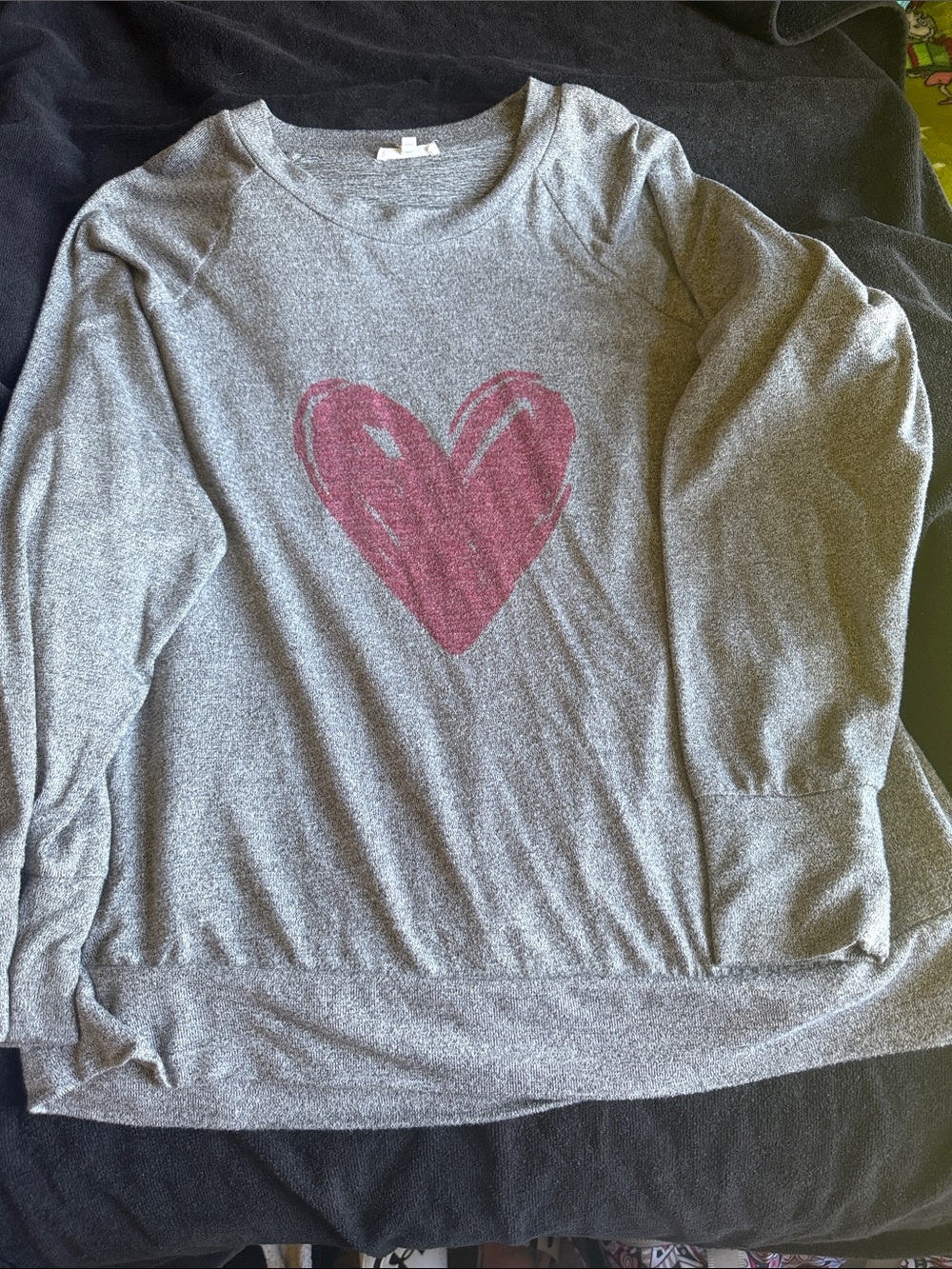 Maurices Gray Knit Pullover Sweatshirt